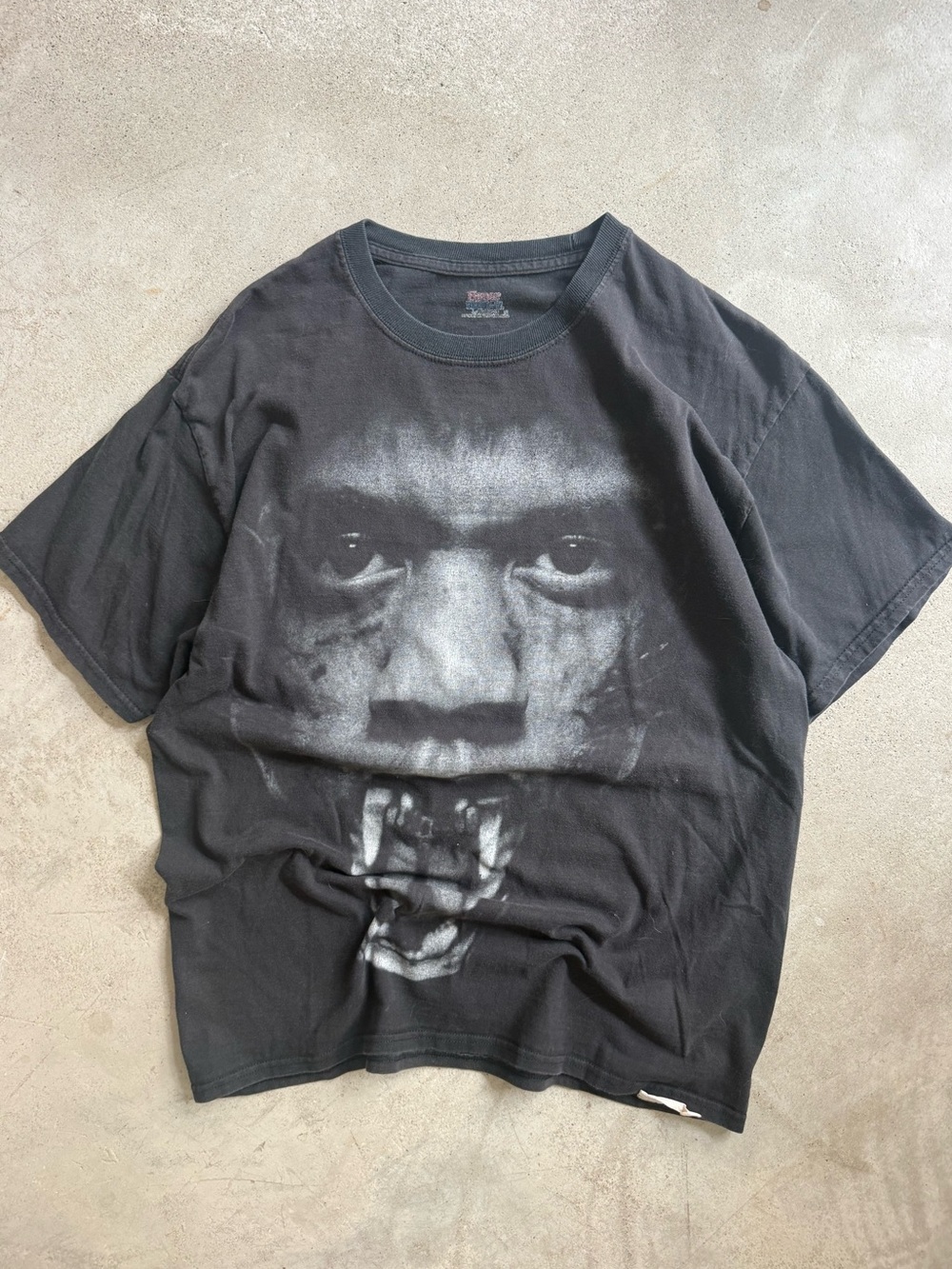 Jay-Z Watch the Throne Kanye West Black Tour Rap Tshirt L 22x29
